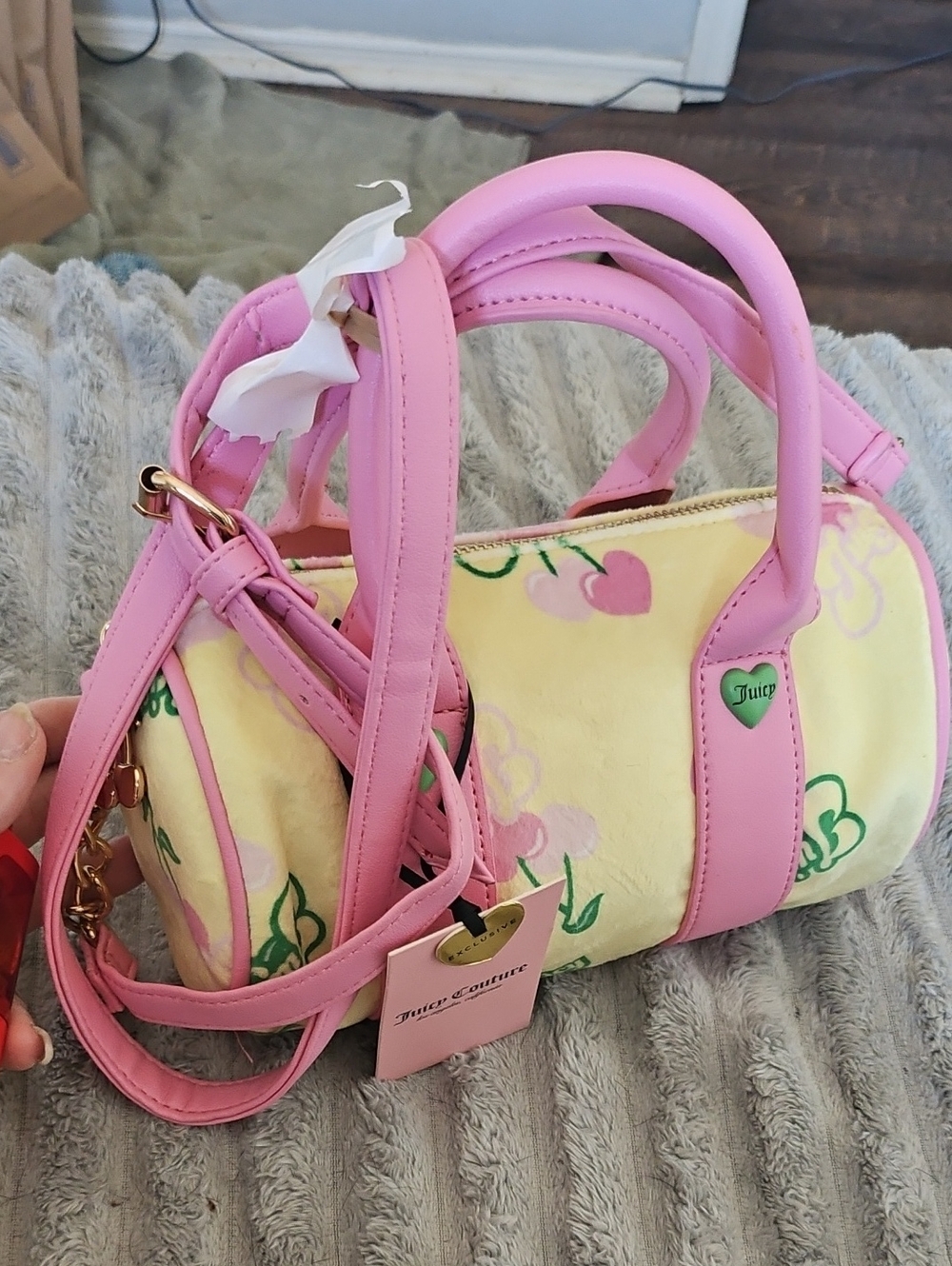 Juicy Couture Retro Cherry Gelato Mini Barrel Bag